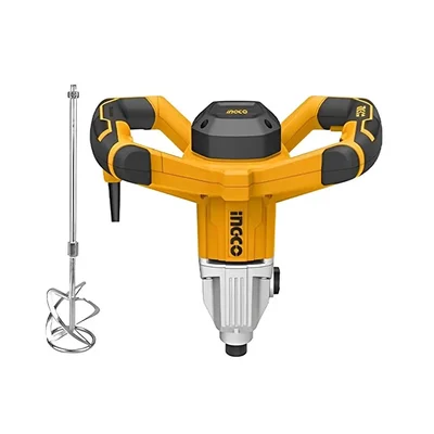 Ingco 1400 Watt Electric Paint Mixer with Accessories, 750 RPM (MX214008)